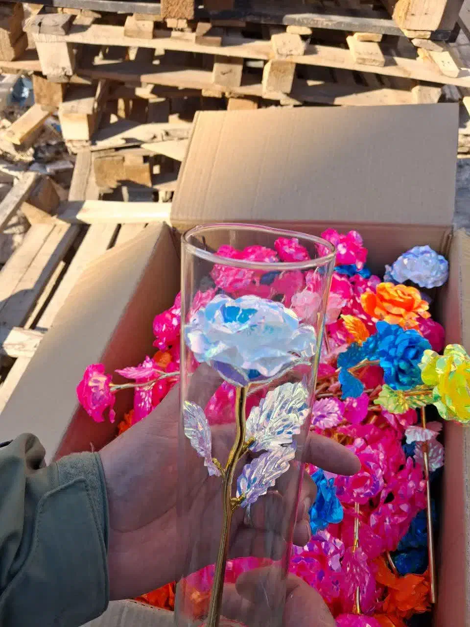 گل رز هفت رنگ رز|گل مصنوعی|محمدشهر, ولدآباد|دیوار