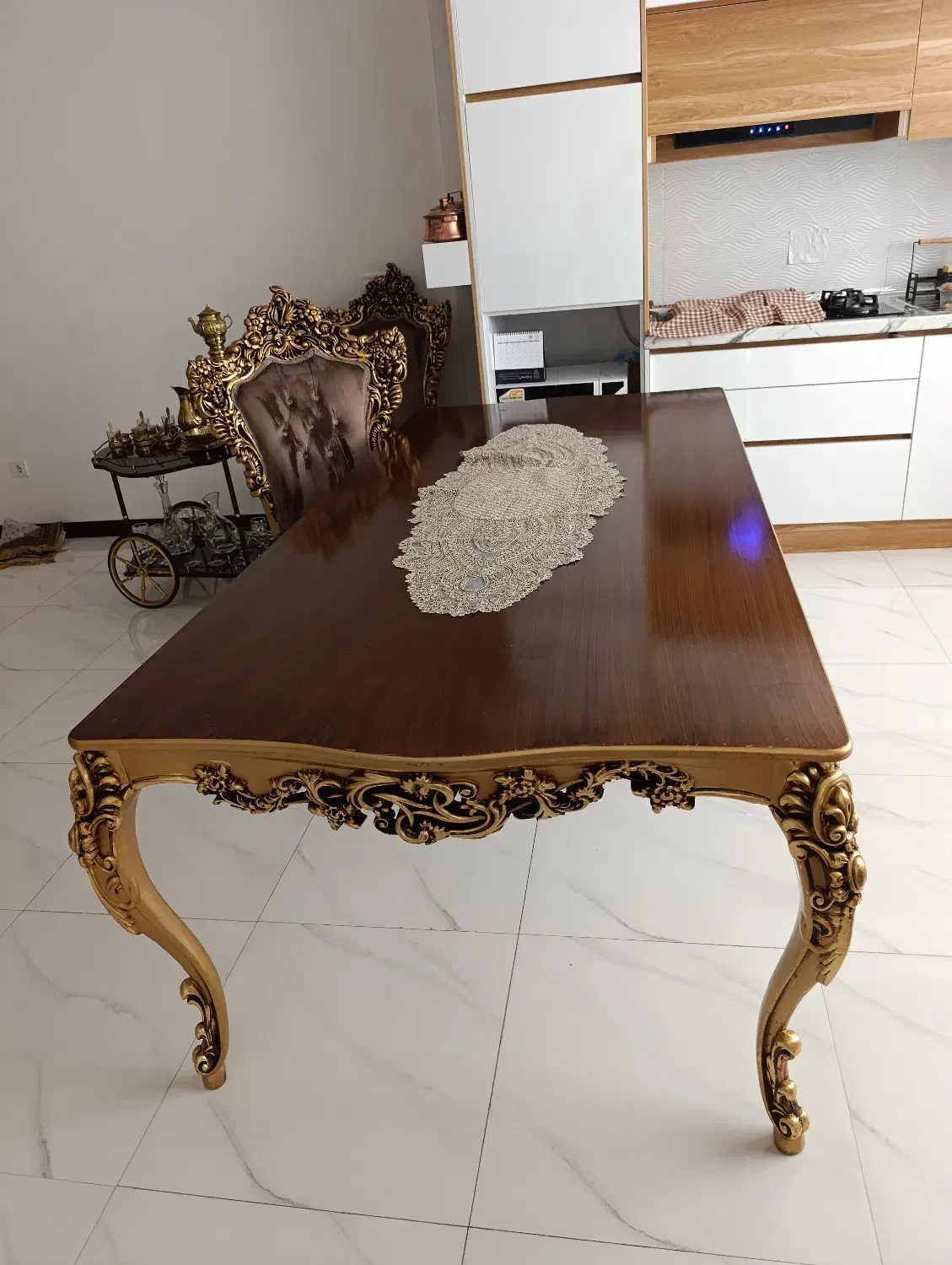 فروش میز ناهار خوری با چهار صندلی|میز و صندلی غذاخوری|فردیس, شهرک شهید حسینی|دیوار