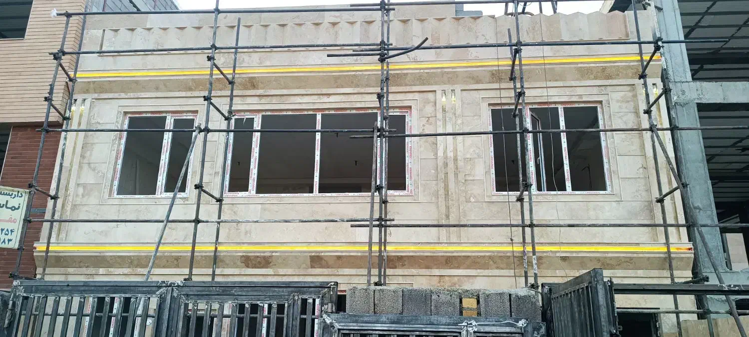 سنگ کاری نما ساده رومی کلاسیک|خدمات پیشه و مهارت|قروه, |دیوار