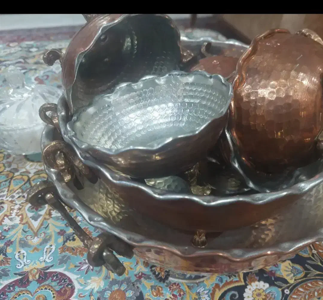 ظرف آجیل خوری میوه خوری شیرنی خوری|صنایع دستی و سایر لوازم تزئینی|رودهن, |دیوار