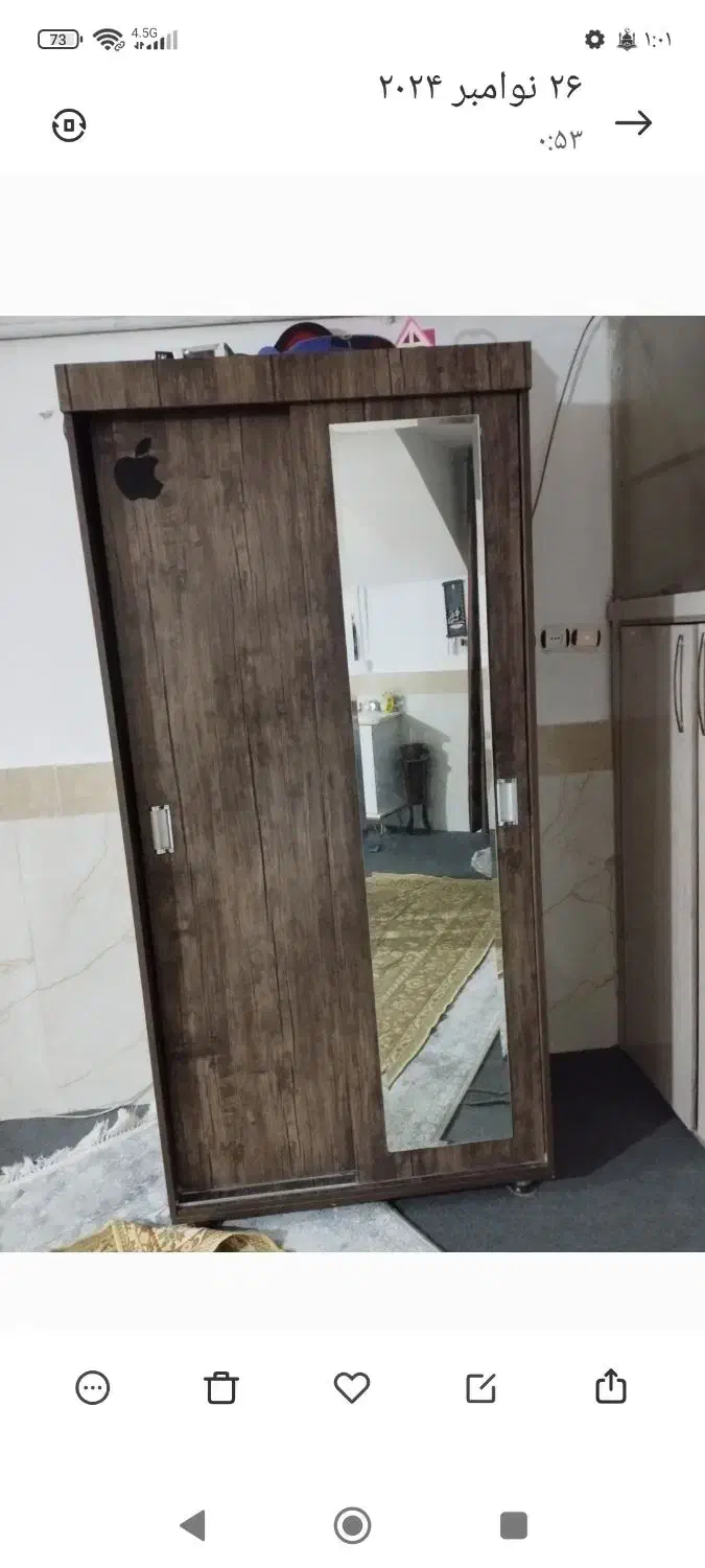 کمد لباس در حد نو|جاکفشی، کمد، دراور|اسفراین, |دیوار