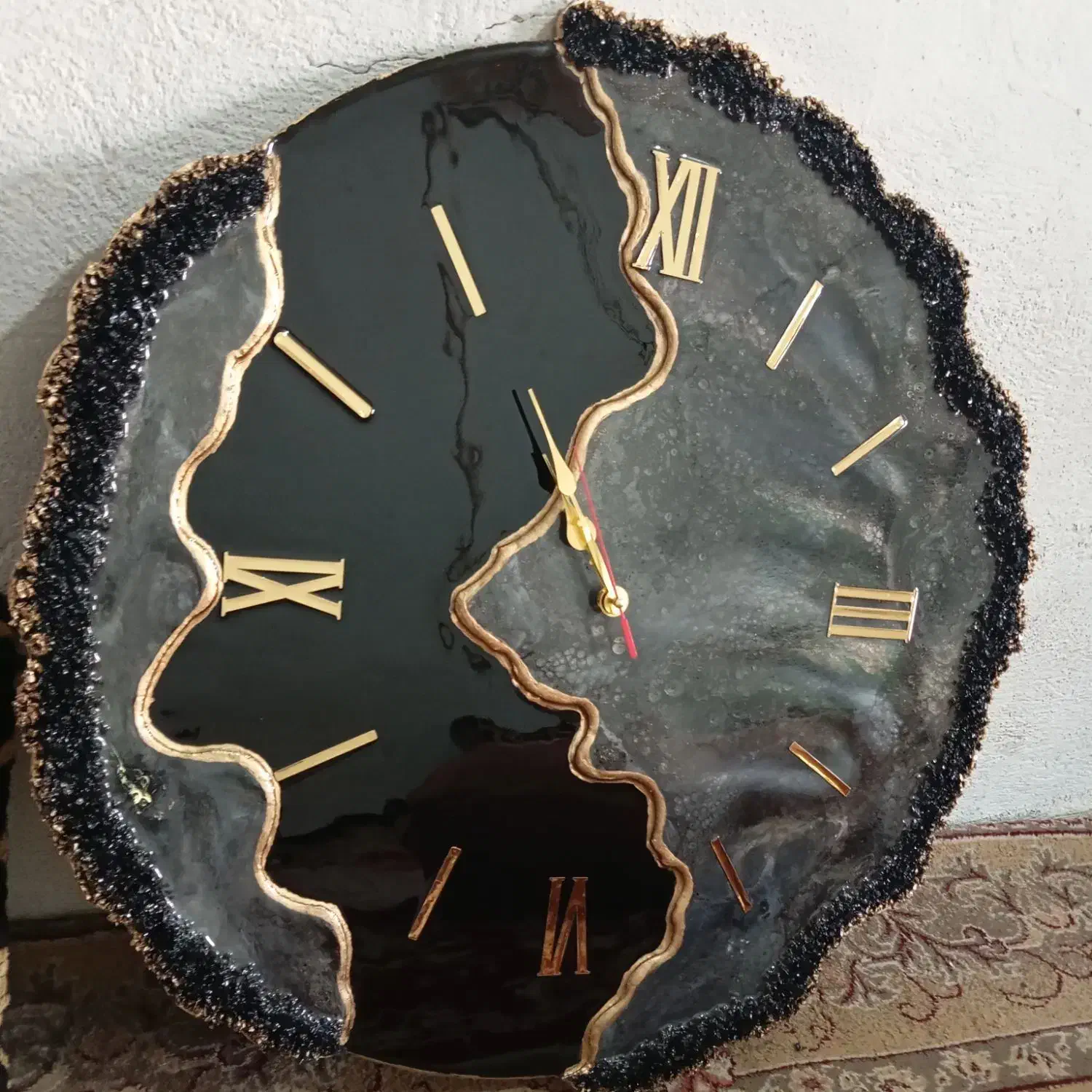 ساعت رزینی|ساعت دیواری و تزئینی|شیراز, گلشن|دیوار