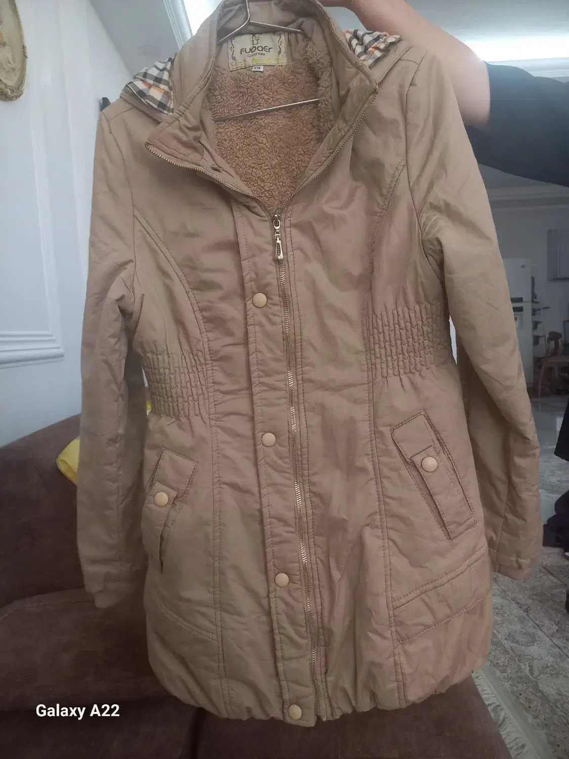 کاپشن پشمی زیبای دخترانه در حد|لباس|الشتر, |دیوار