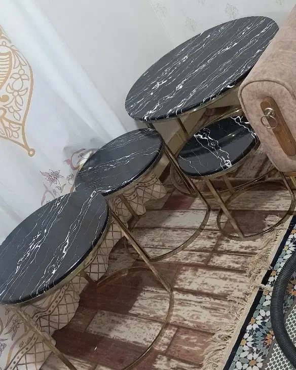 میزجلومبلی و ۳عدد میزعسلی و آباژور|مبلمان خانگی و میز عسلی|بندر ماهشهر, |دیوار