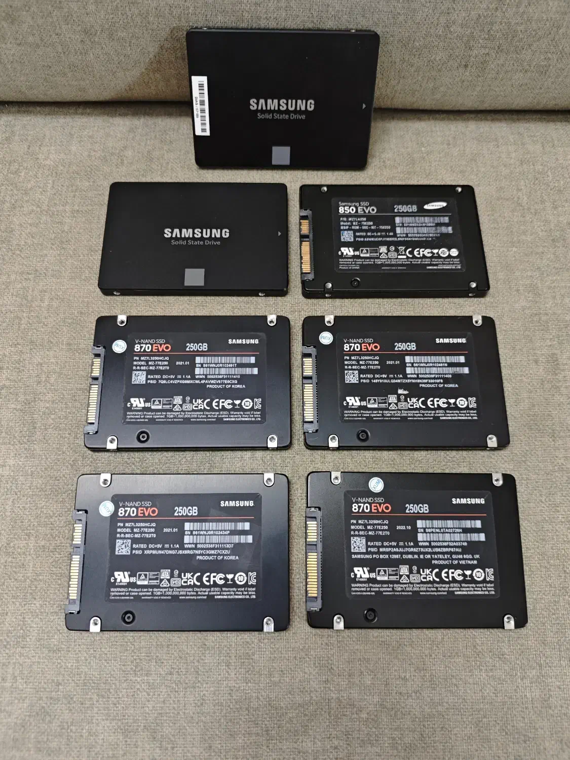 هارد اس اس دی سامسونگ Samsung 870EVO 256GB SSD|قطعات و لوازم جانبی رایانه|کرج, باغ سیب|دیوار