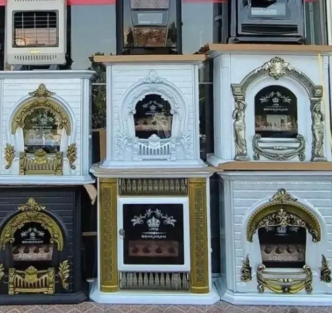 شومینه گازی، بخاری طرح ستون دار ۴-۳۴هزار مدلB290t7|بخاری، هیتر، شومینه|رشت, رشتیان|دیوار