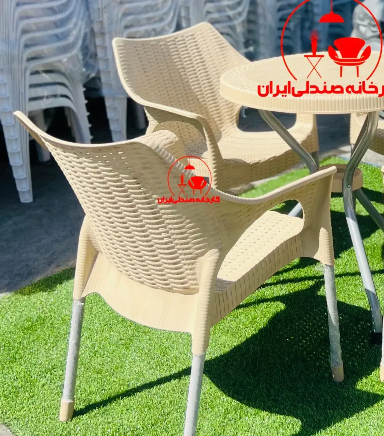 صندلی پلاستیکی باغی کافه طرح صابر|میز و صندلی غذاخوری|تهران, میدان ولیعصر|دیوار