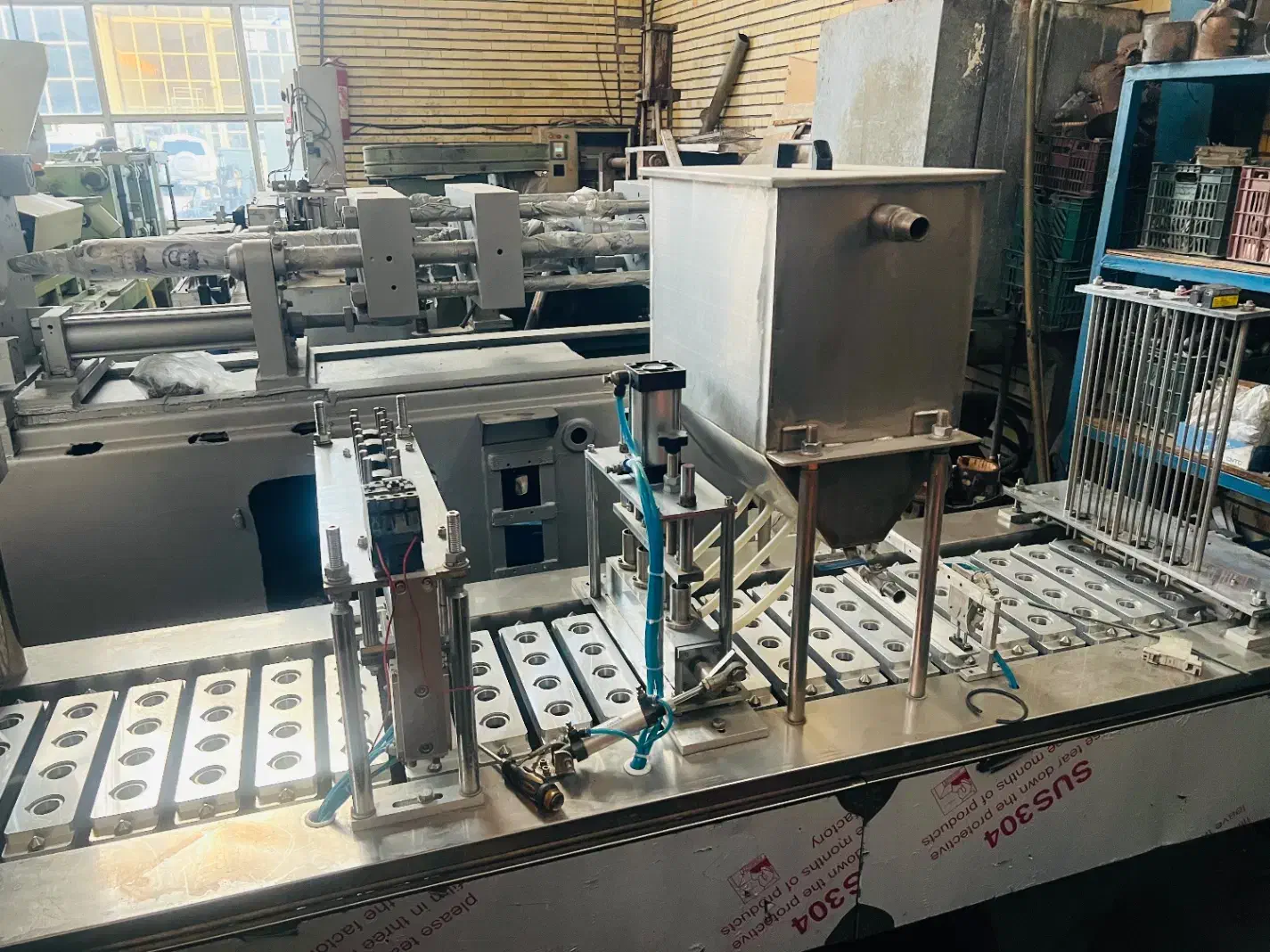 پرکن ژله و لیبل زن اب معدنی|ماشین‌آلات صنعتی|صوفیان, |دیوار