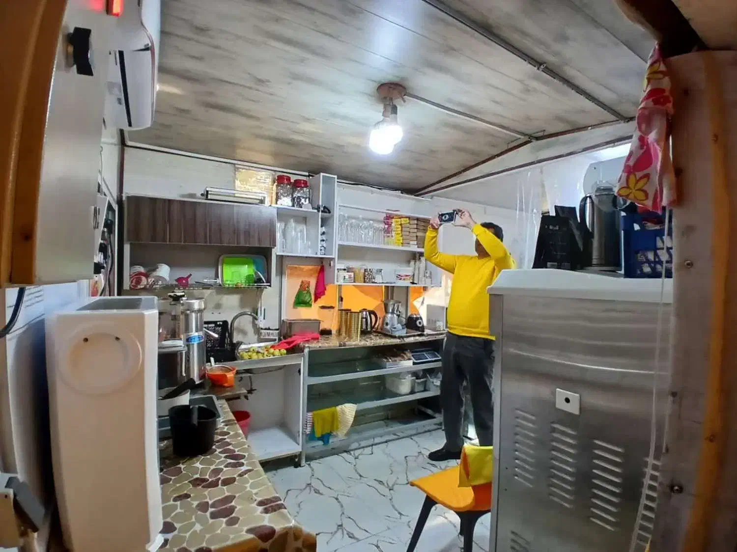 کانکس ۳در۵ سالم با کابینت|مصالح و تجهیزات ساختمان|پیر بکران, |دیوار