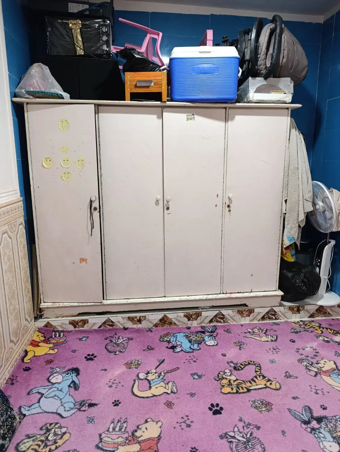 کمد ۴در|جاکفشی، کمد، دراور|کارون, |دیوار