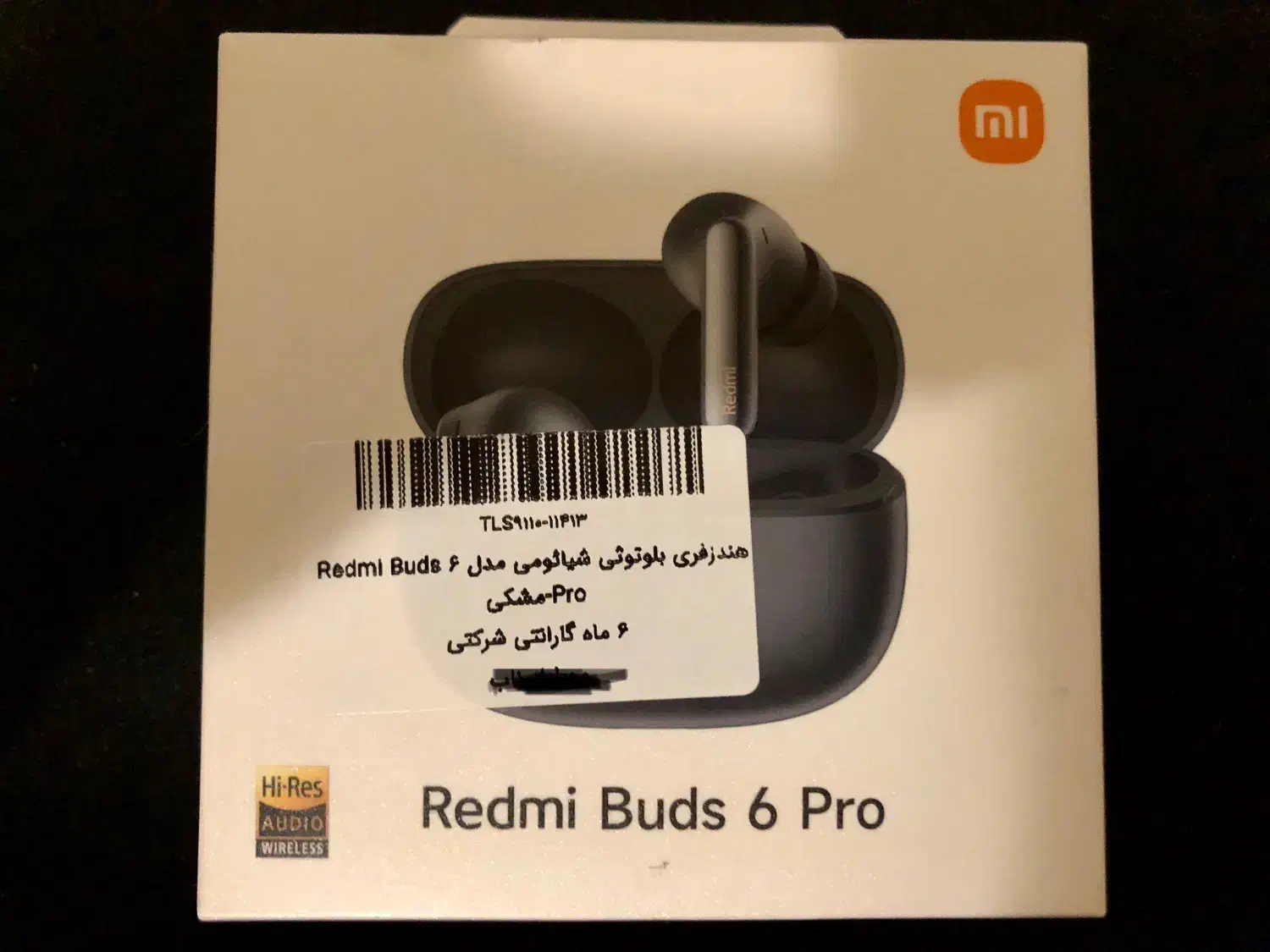 هدفون Redmi buds 6 pro شیائومی مشکی open box|لوازم جانبی موبایل و تبلت|تهران, تجریش|دیوار