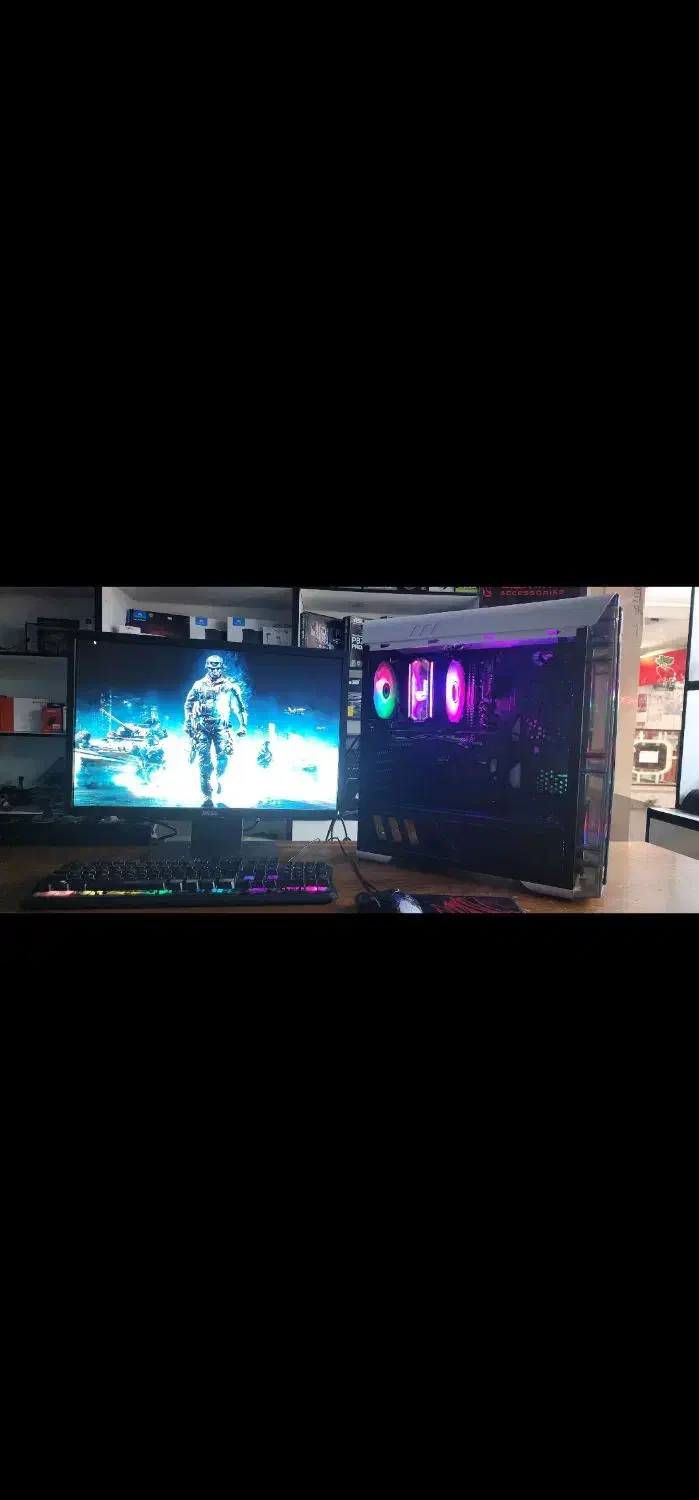 کیس گیمینگ با گرافیک ۱۶ گیگ|رایانه رومیزی|گرگان, |دیوار