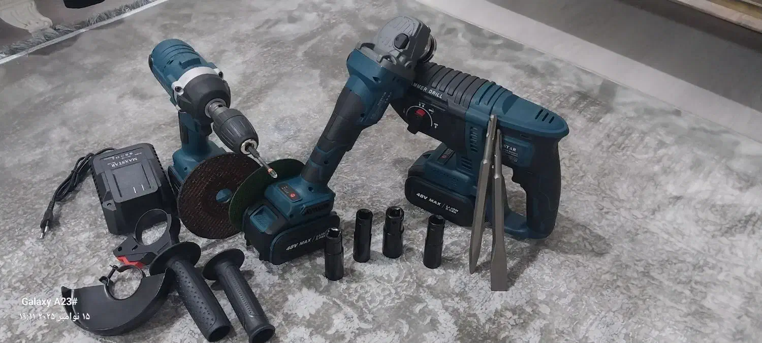 پک کامل دریل شارژی|ابزارآلات|ماکو, |دیوار