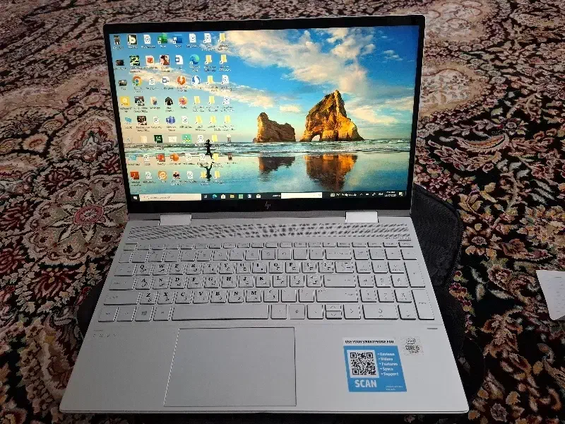 لپتاپ hp لمسی بسیار زیبا|رایانه همراه|اهواز, امانیه|دیوار