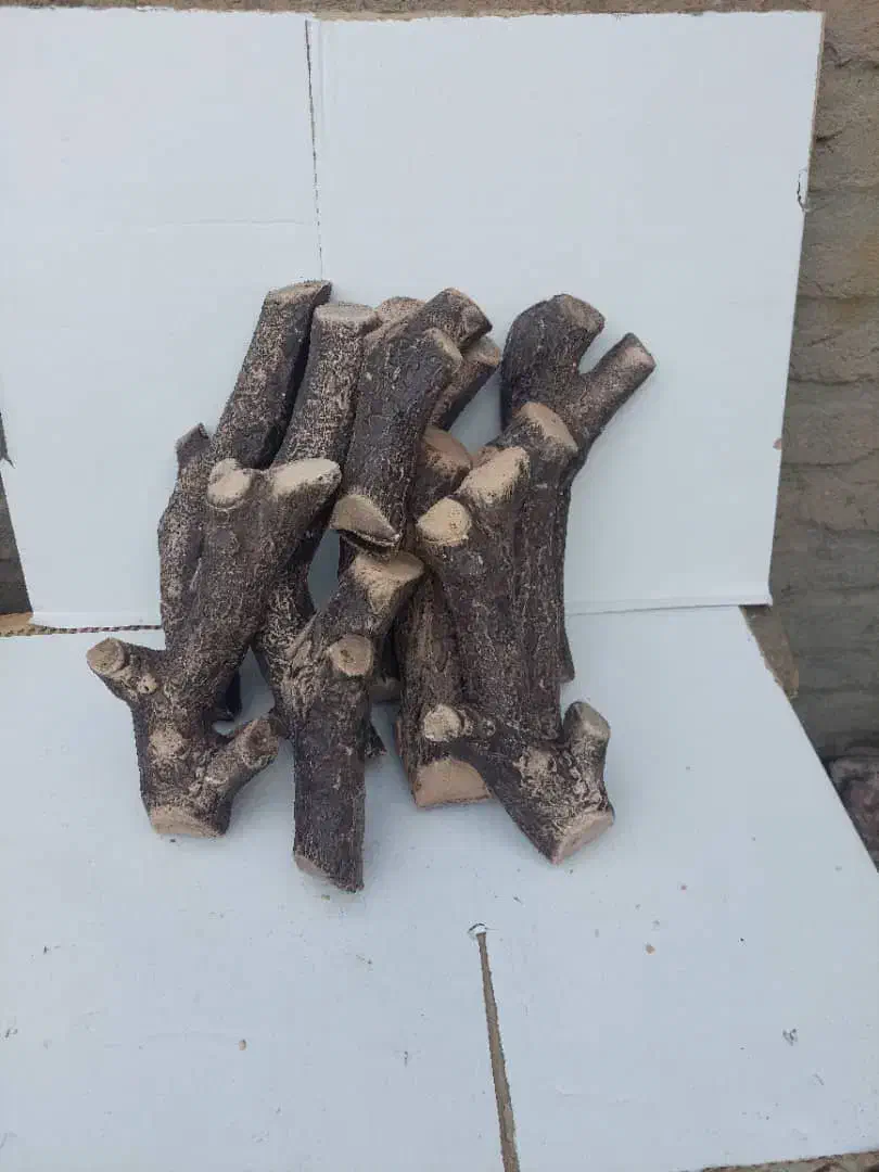 هیزم سفالی هیزم شومینه هیزم نسوز هیزم آتشدان گازی|بخاری، هیتر، شومینه|چهارباغ, |دیوار