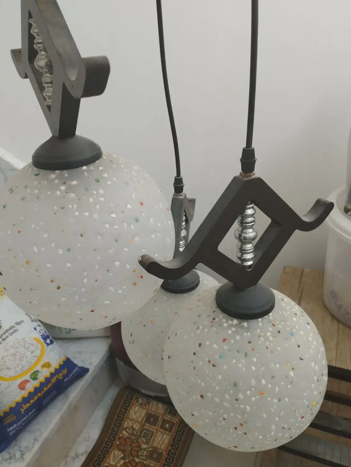 لوستر سه تایی نو|لوستر و چراغ آویز|کرمانشاه, |دیوار