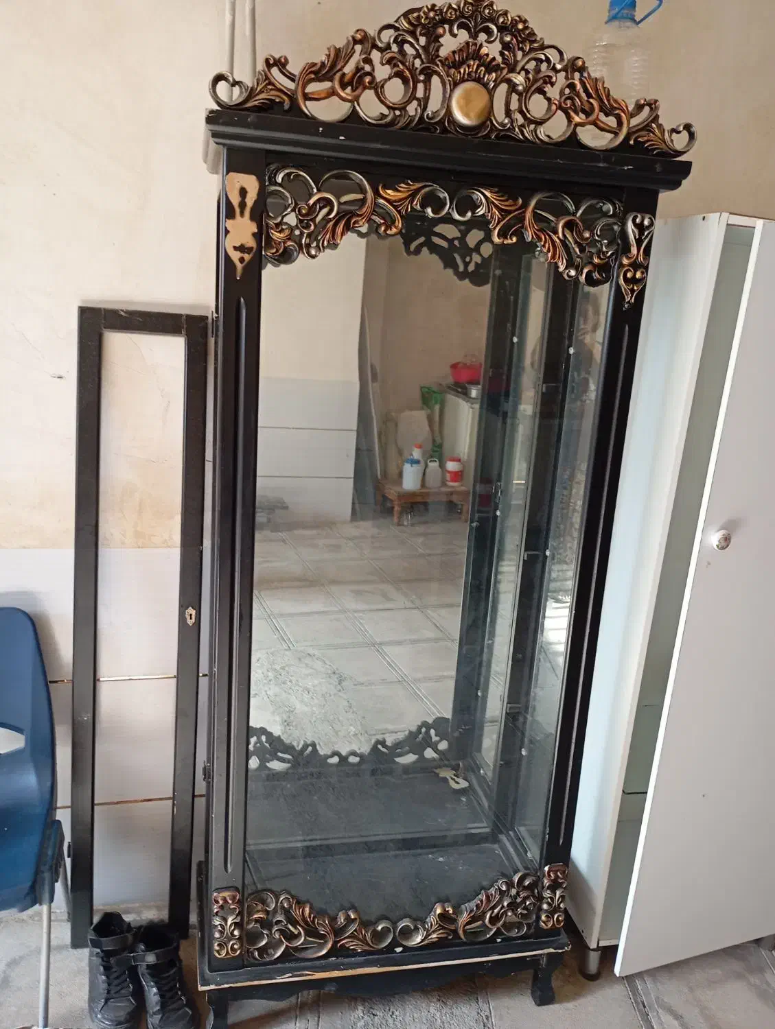 بوفه چوبی|بوفه، ویترین، کنسول|خوی, |دیوار