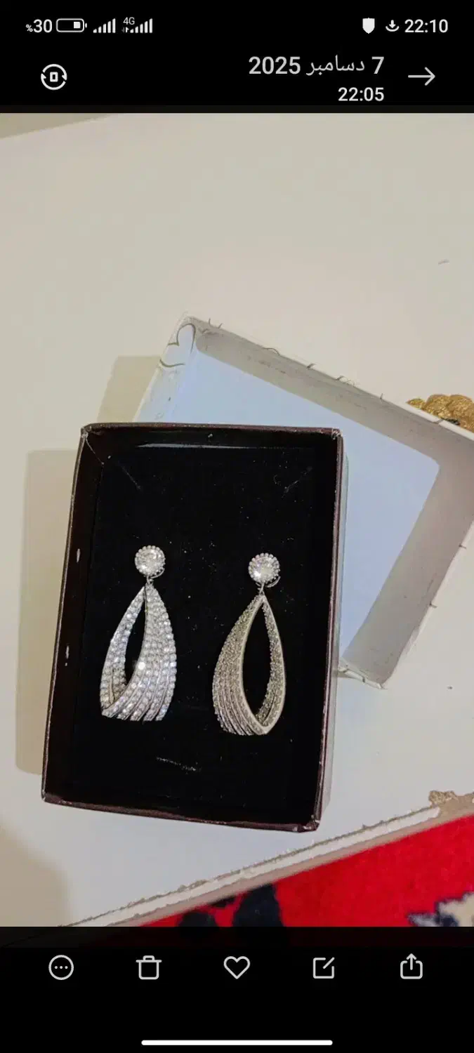 گوشواره نقره|جواهرات|کرج, خرمدشت|دیوار