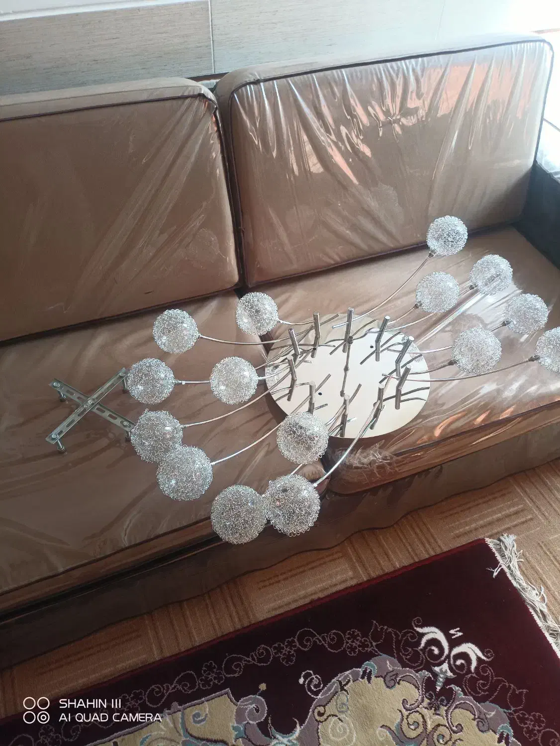 لوستر|لوستر و چراغ آویز|مرودشت, فاز دوم شهرک فرهنگیان|دیوار