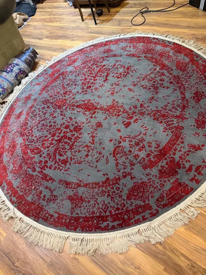 فرش گرد قرمز|فرش|تهران, زعفرانیه|دیوار