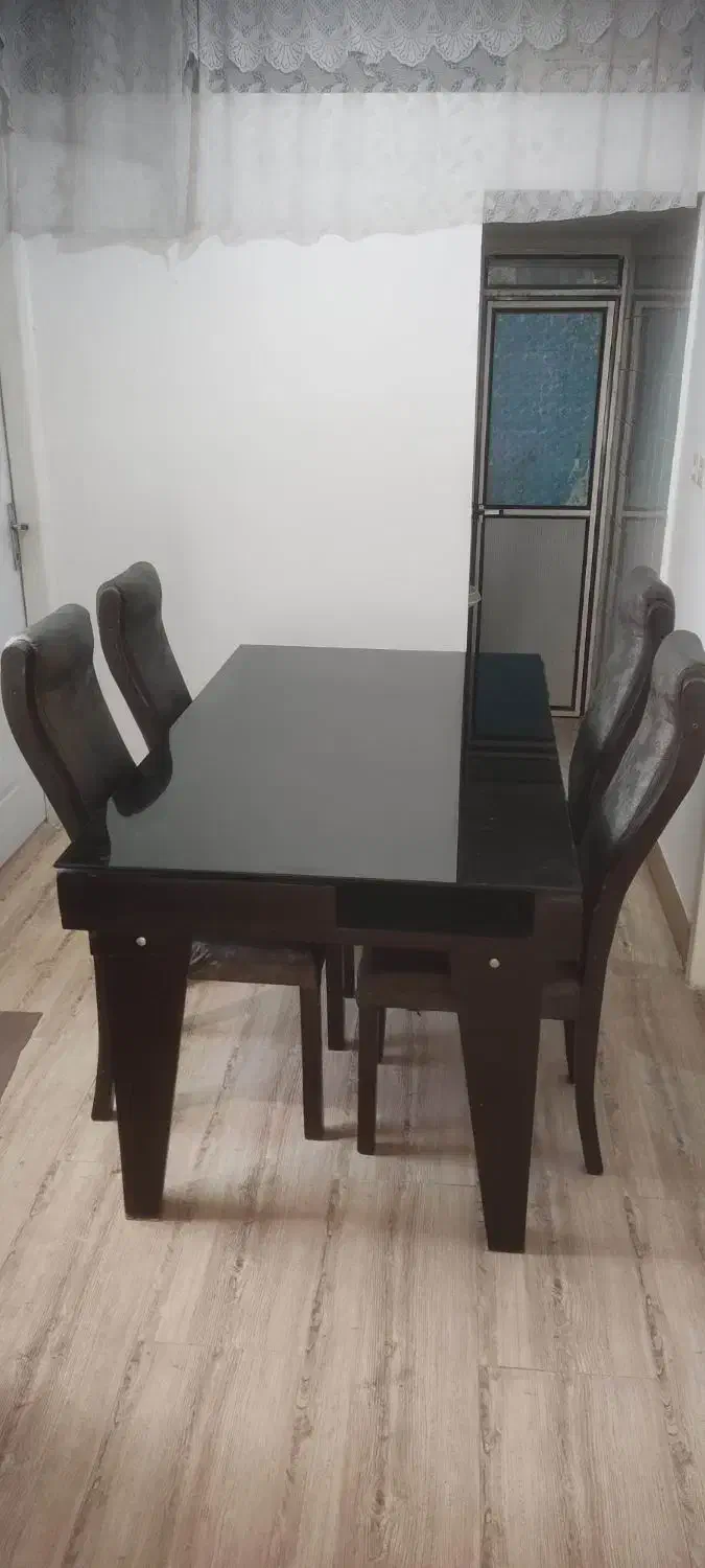 میز ناهارخوری چوبی|میز و صندلی غذاخوری|داراب, |دیوار