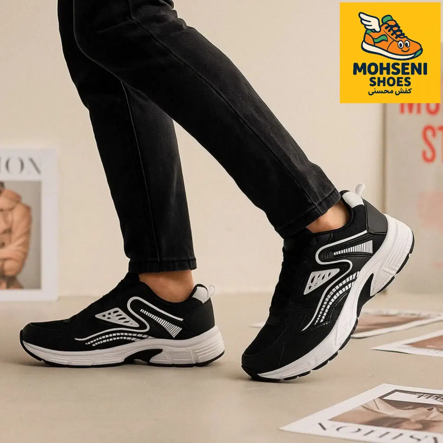 کفش اسپرت فشیون کیفیت بالا  طراحی زیبا|کیف، کفش، کمربند|قم, تولید دارو و یخچال|دیوار