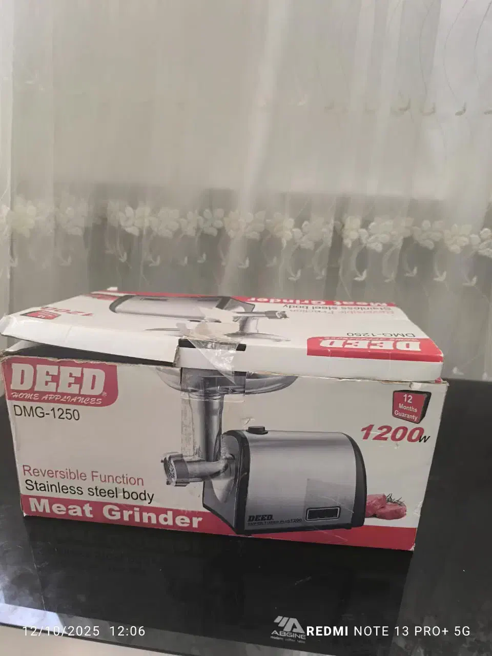 چرخ گوشت DEED مدل DMG-1250|خردکن، آسیاب، غذاساز|قم, پردیسان|دیوار