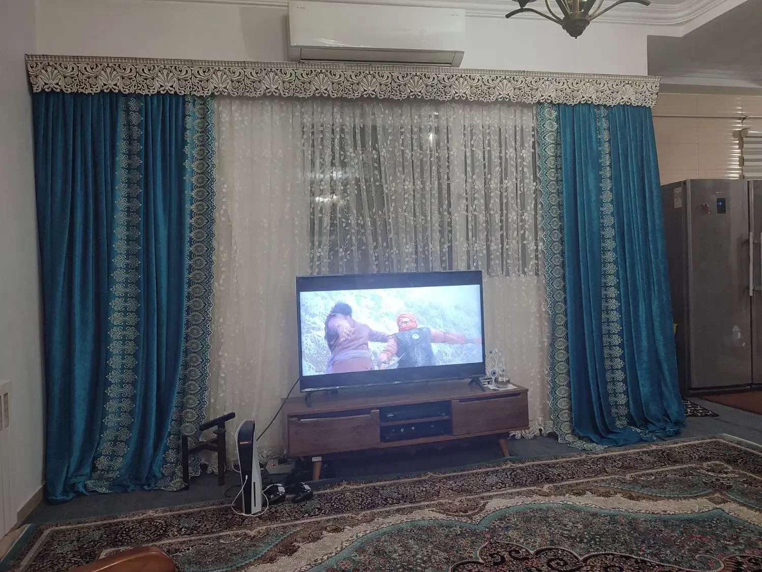 پرده پذیرایی درحدنو|پرده، رانر، رومیزی|فاضل آباد, |دیوار