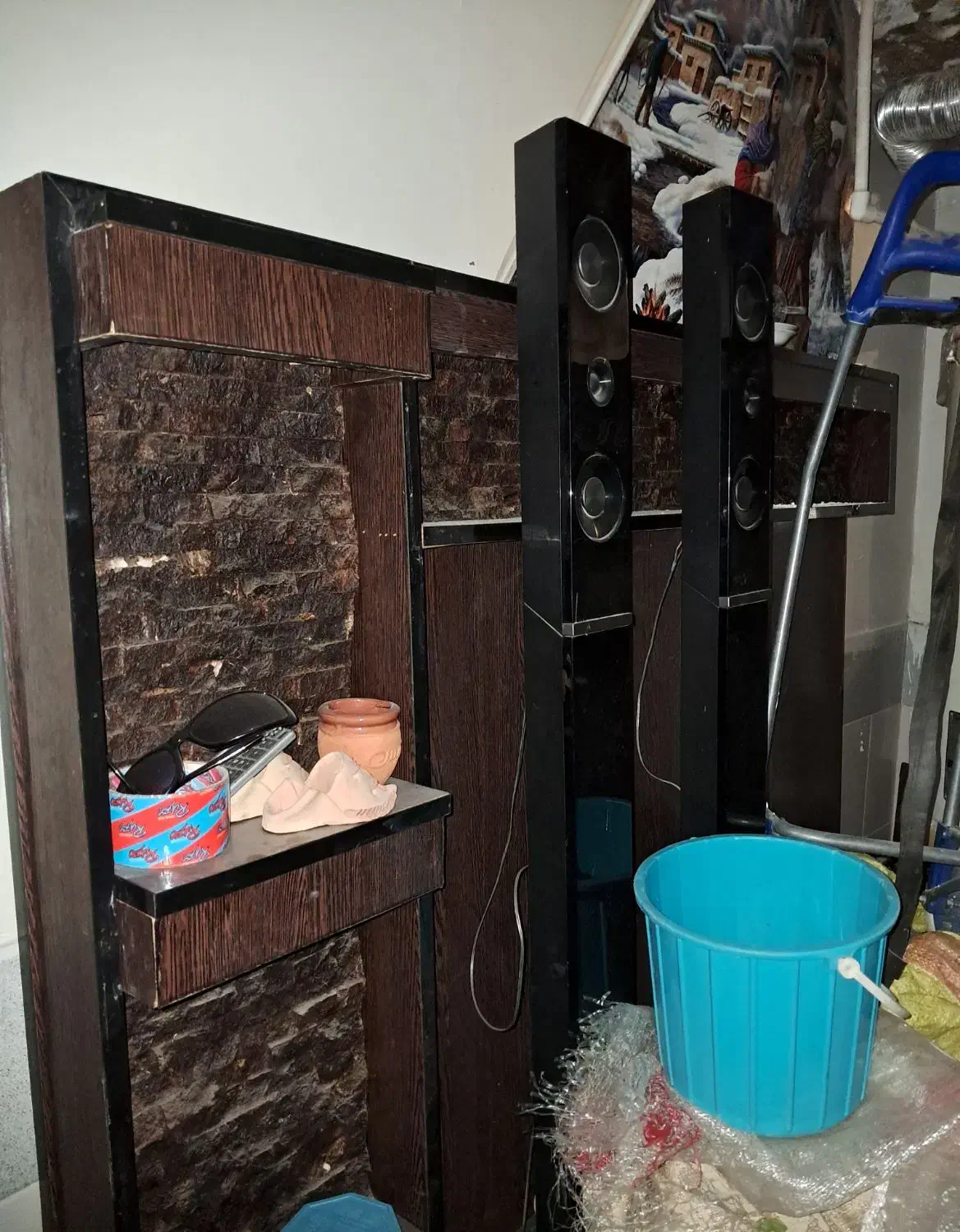 میز تلوزیون مجسمه پلی استر|مجسمه، تندیس، ماکت|قم, آزادگان|دیوار