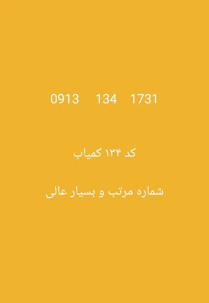 09131341731|سیم‌کارت|باغ بهادران, |دیوار