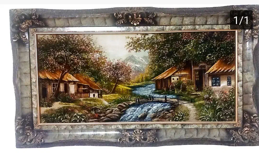 تابلو فرش کرک وابریشم|تابلو فرش|قم, زنبیل آباد|دیوار