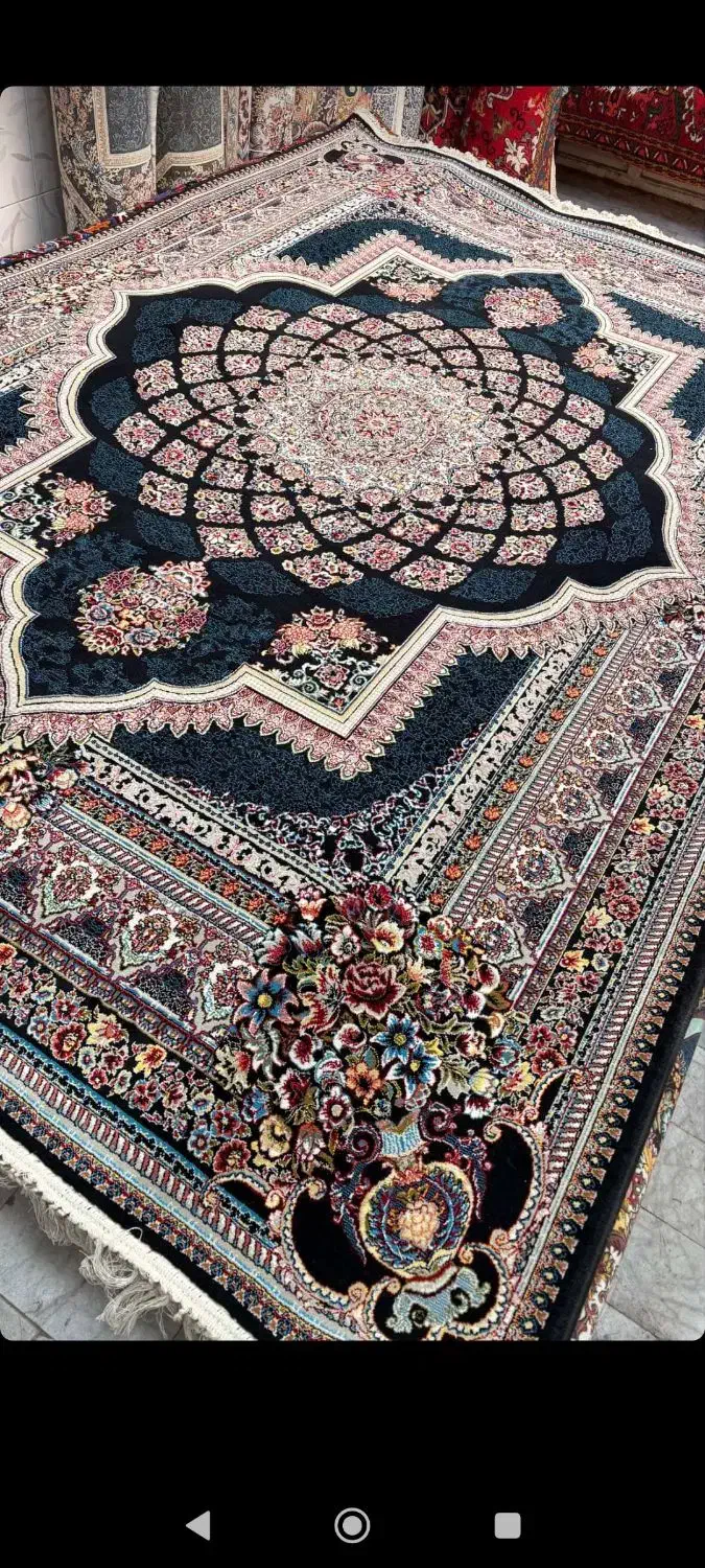 فرش ۶متری ۷۰۰شانه ۴تا یکرنگ|فرش|مراغه, |دیوار