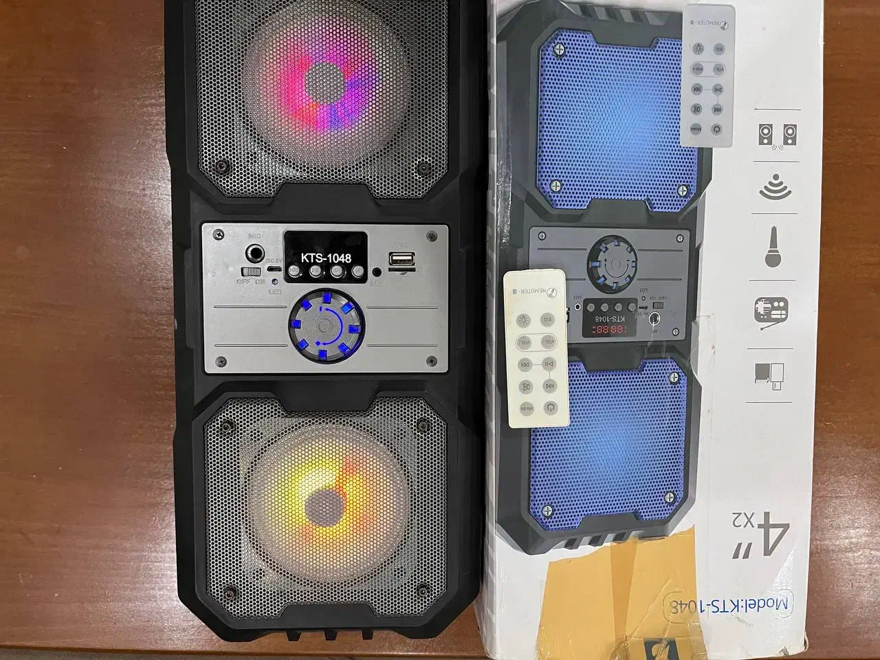 اسپیکر دوباندهsony همراه بلوتوث وکنترل،سالم وتمیز|سیستم صوتی خانگی|لشت نشا, |دیوار