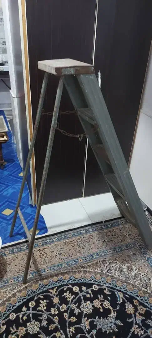 نردبان ۵ پله|ابزارآلات|رشت, آب و برق|دیوار