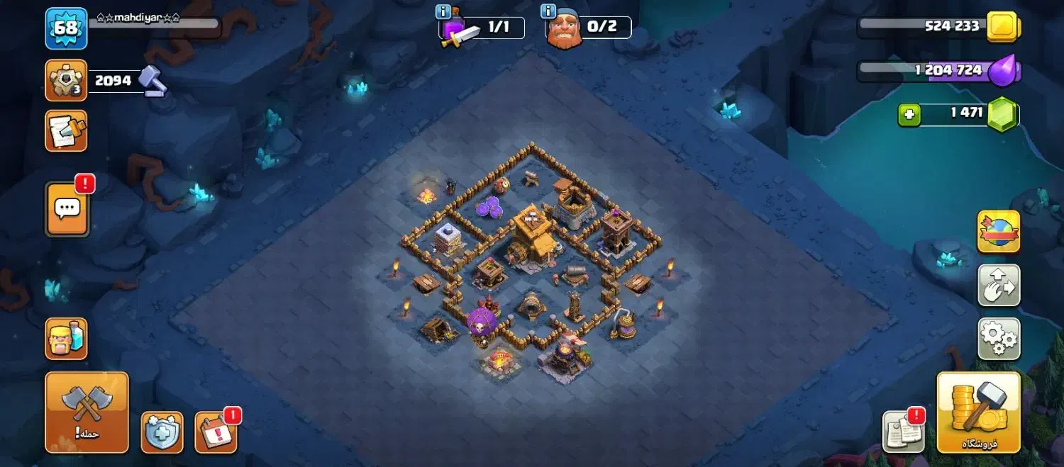 اکانت کلش آف کلنز تان 12|کنسول، بازی ویدئویی و آنلاین|فردوس (خراسان), |دیوار