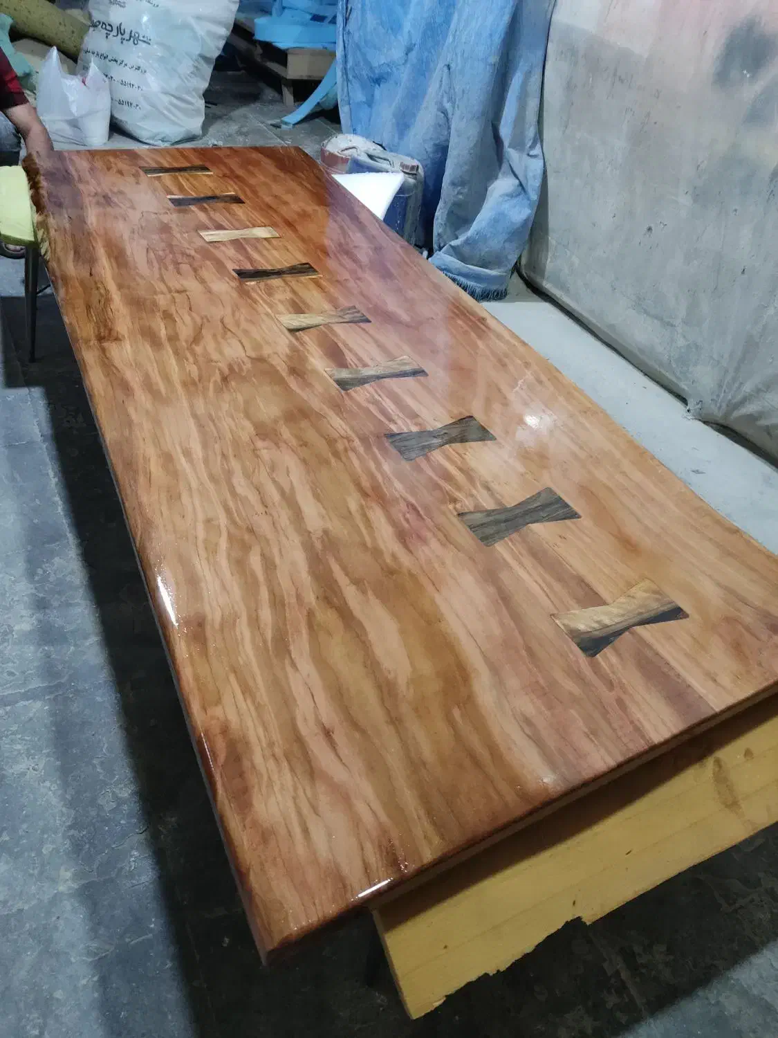 میز نهار خوری تمام چوب طبیعی رستیک|میز و صندلی غذاخوری|تهران, چیتگر جنوبی|دیوار