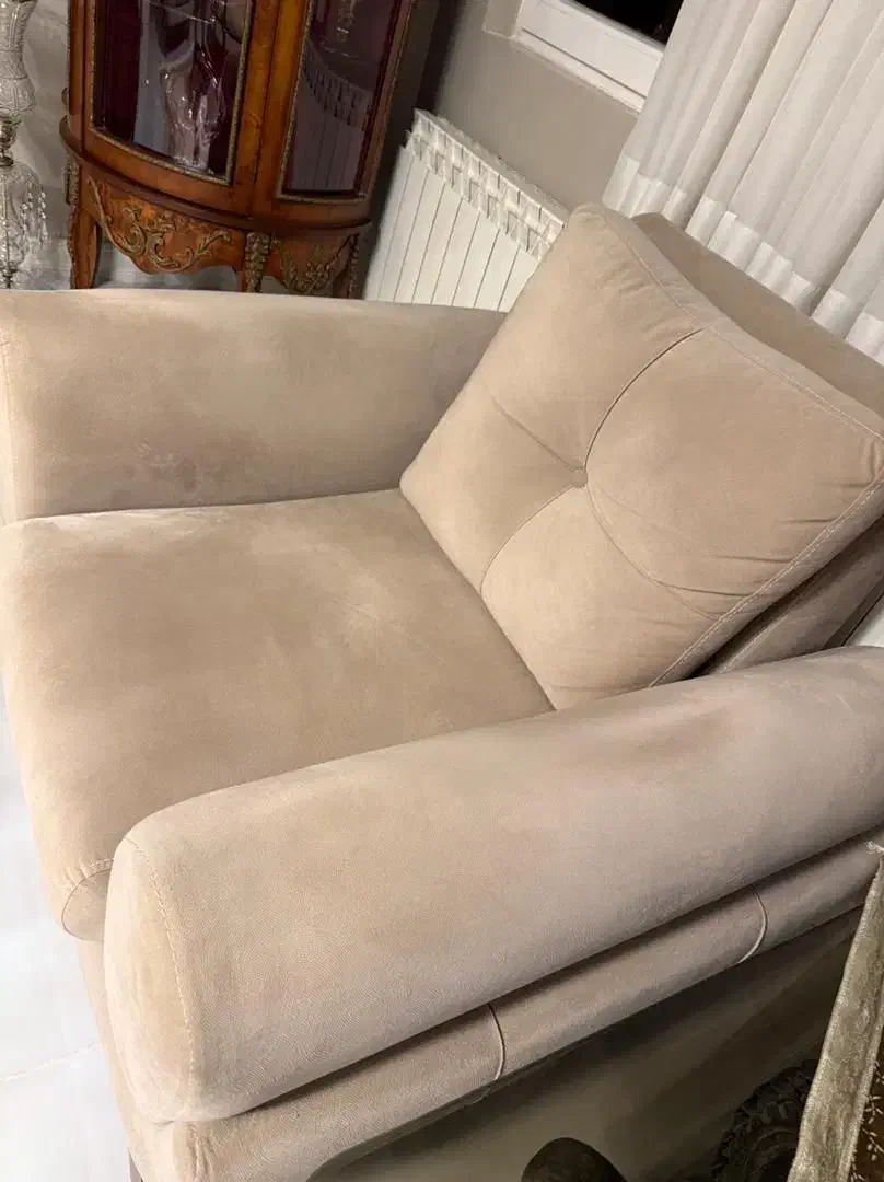 مبل نیم ست ۵ نفره در حد نو بسیار نو|مبلمان خانگی و میز عسلی|کرج, فاز ۳ مهرشهر|دیوار