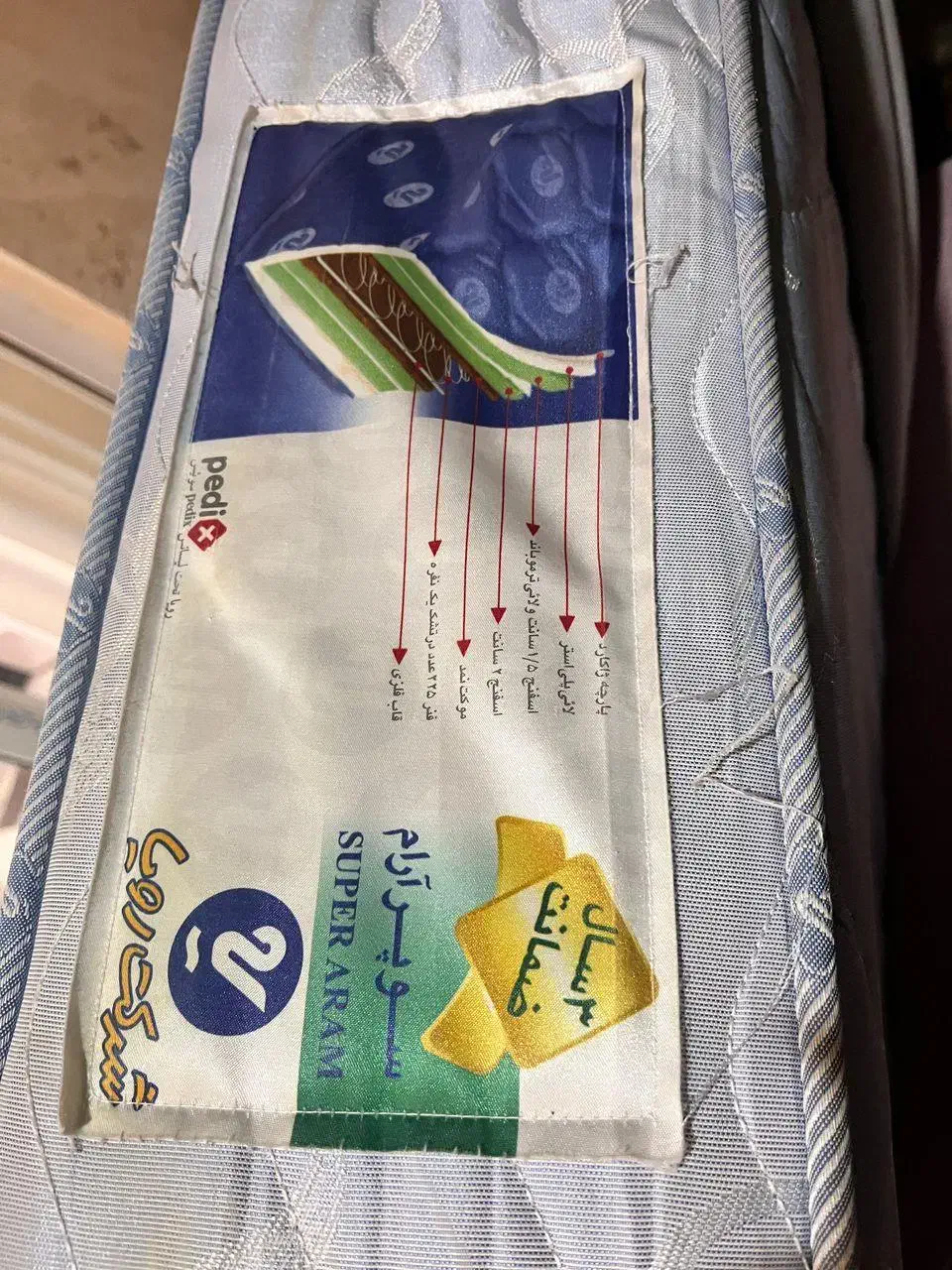 تشک تخت ۲ نفره|تشک تختخواب|بجنورد, |دیوار