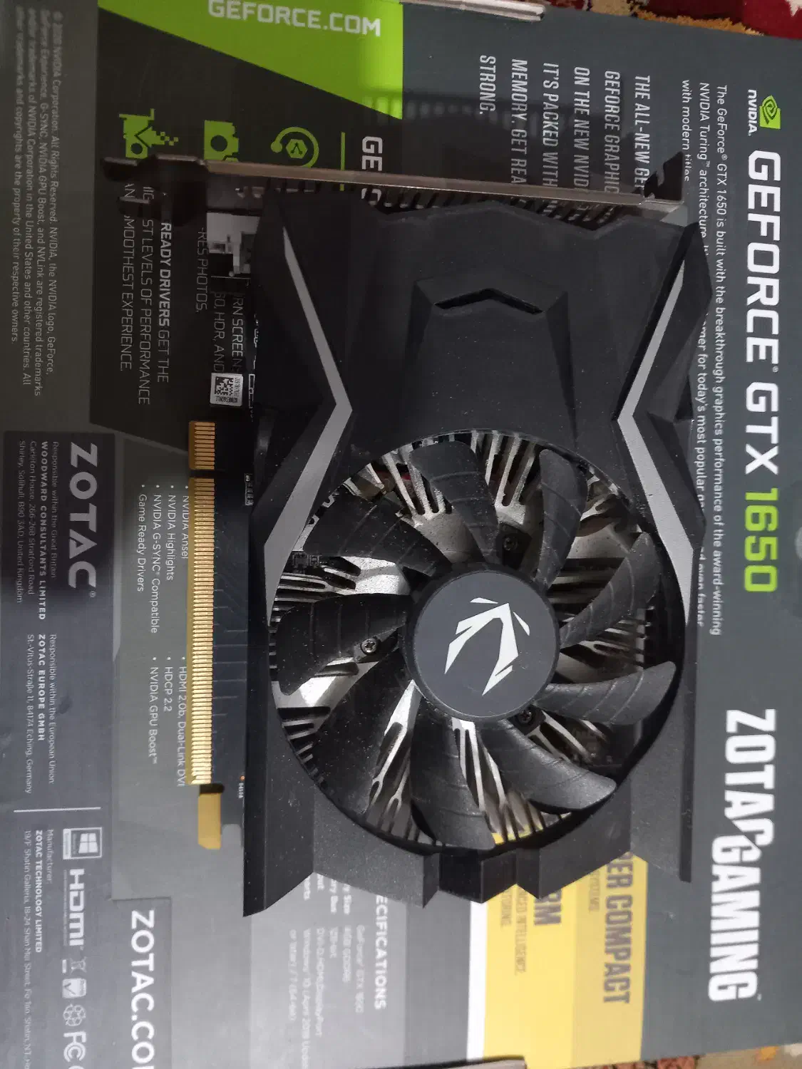 کارت گرافیک GTX1650|قطعات و لوازم جانبی رایانه|شیراز, تندگویان|دیوار