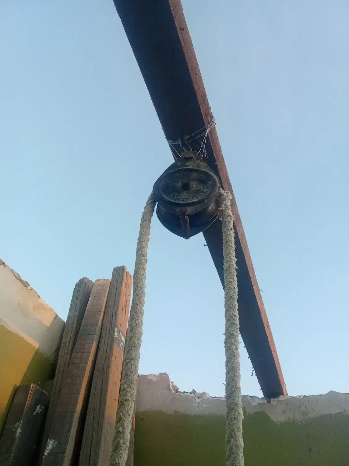 گاری یزد و قرقره و10متر بند وکلنگ|ابزارآلات|میناب, |دیوار