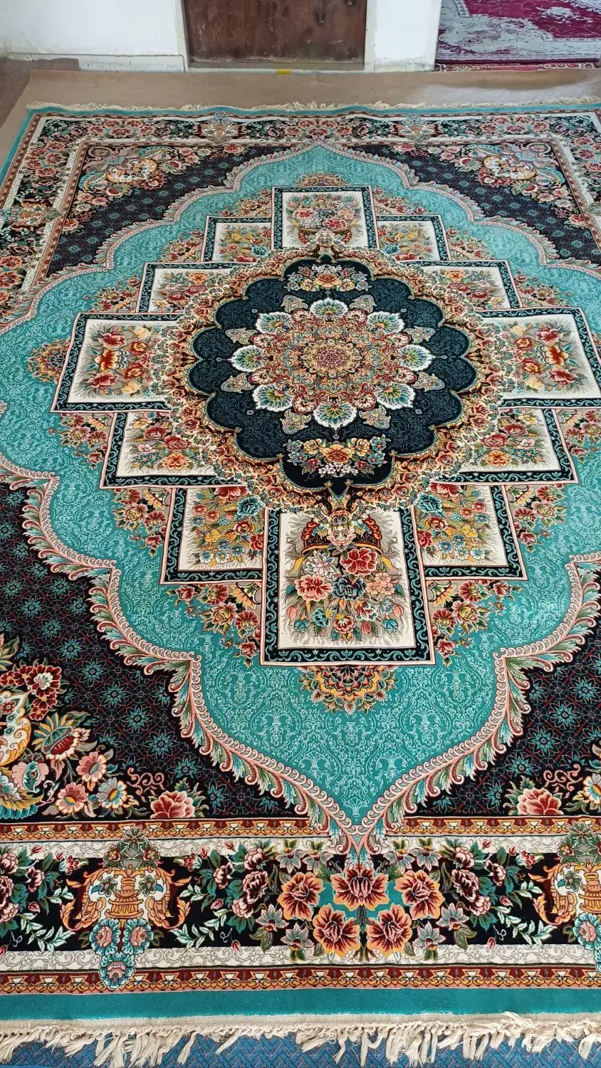 فرش ۱۲ متری ( عمارت کاشان ) جفت|فرش|پیشوا, |دیوار