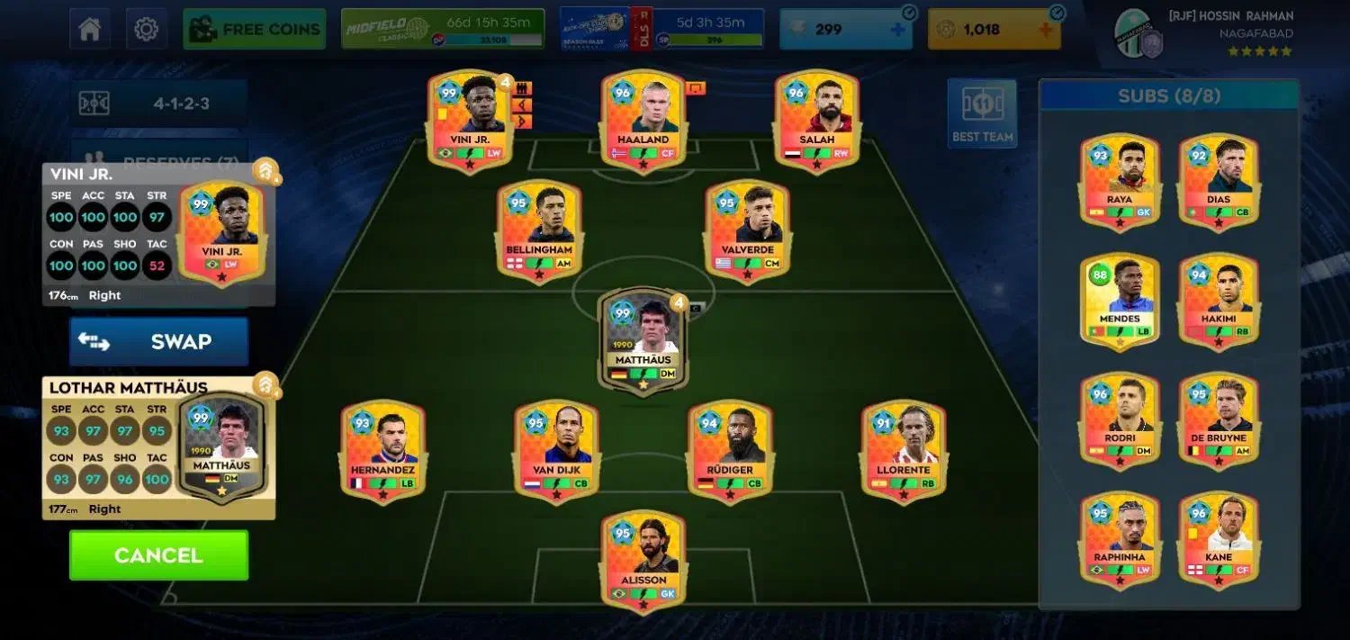 اکانت دریم لیگ ناب|کنسول، بازی ویدئویی و آنلاین|ساوه, |دیوار