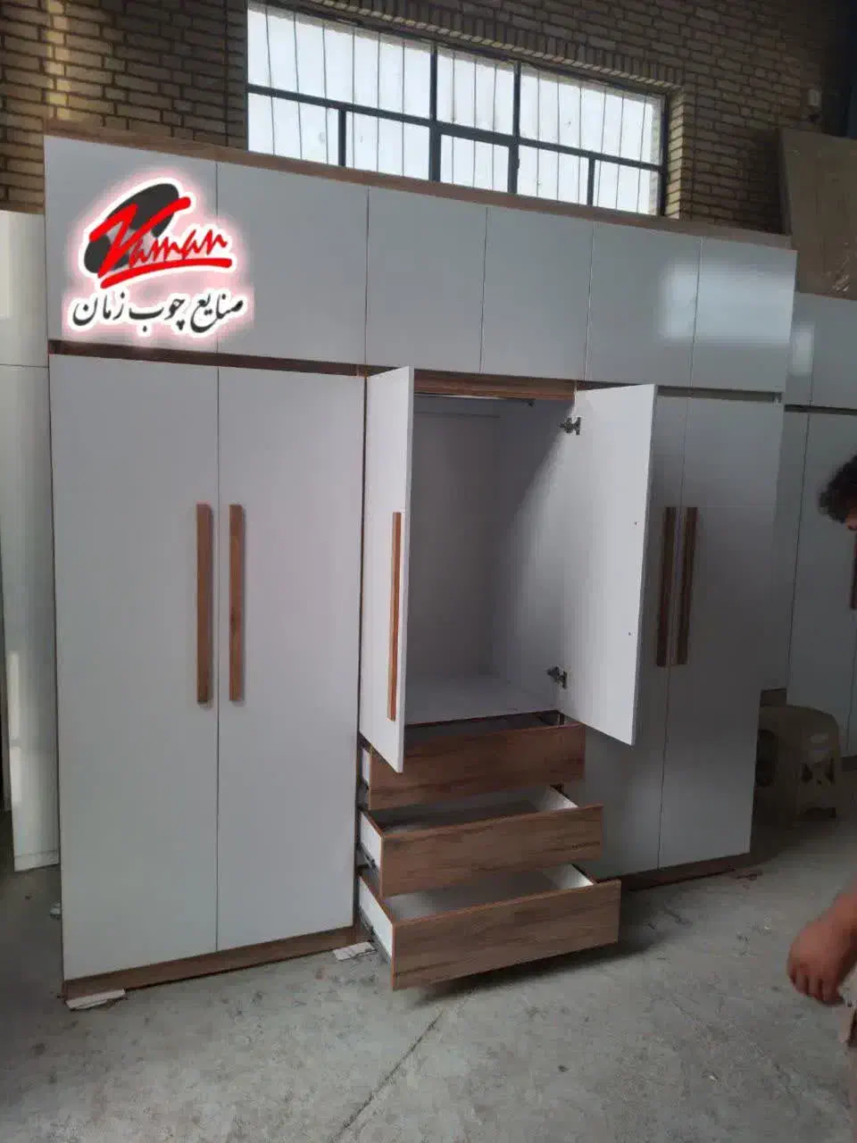 کمد دیواری آماده ۳ کشو سرور کد۱۶۳|جاکفشی، کمد، دراور|تهران, میدان میوه و تره‌بار مرکزی|دیوار