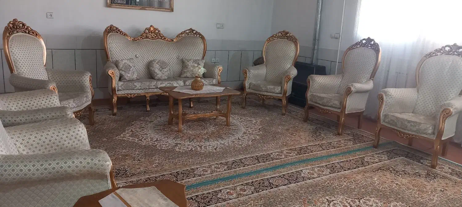 مبل سلطنتی چوب راش|مبلمان خانگی و میز عسلی|الیگودرز, |دیوار