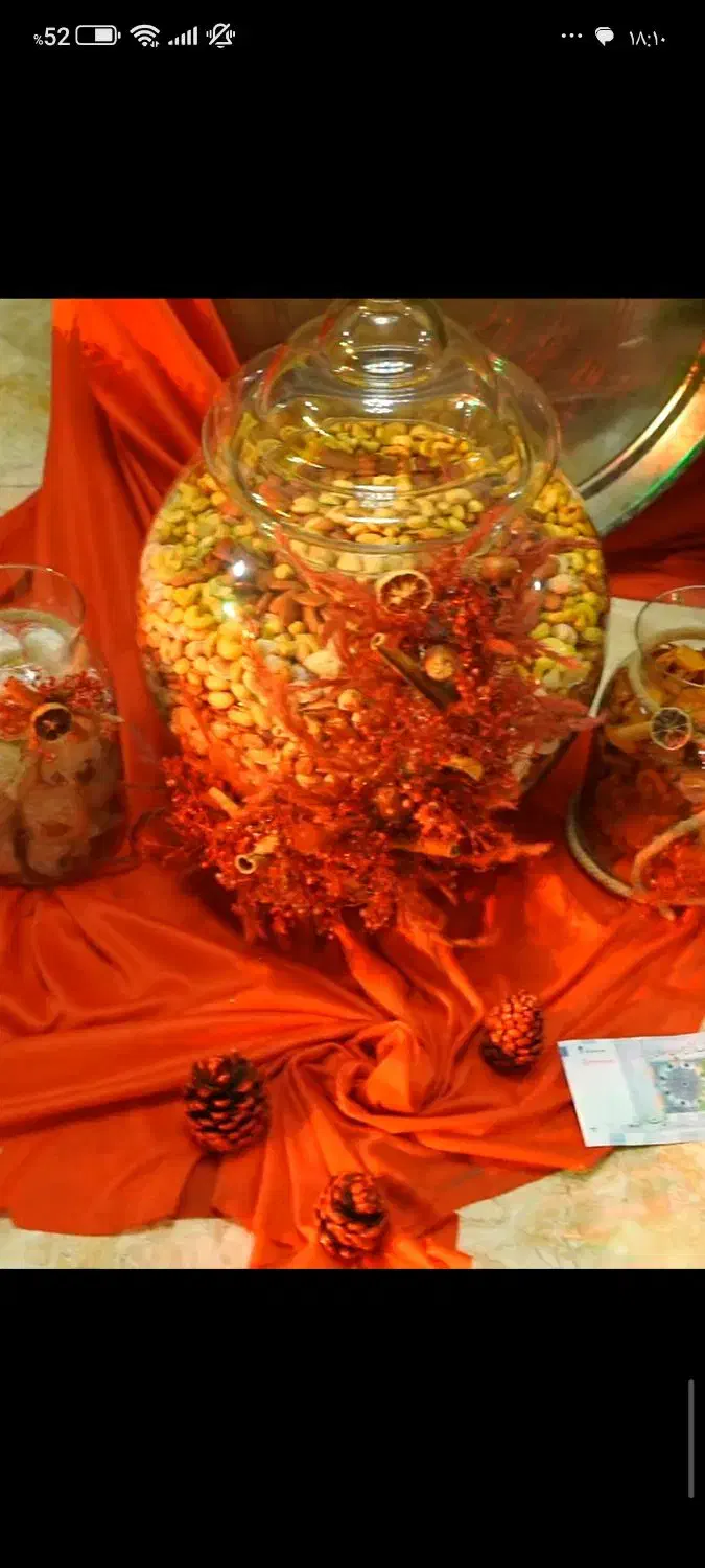 چیدمان شب چله و بله برون و غیره|صنایع دستی و سایر لوازم تزئینی|ری, علایین|دیوار