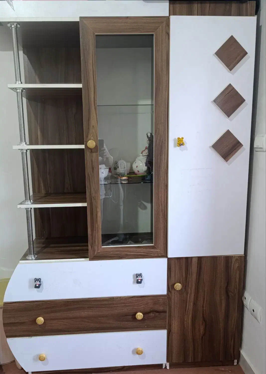 کمدبچه دوتیکه|جاکفشی، کمد، دراور|آزادشهر, |دیوار