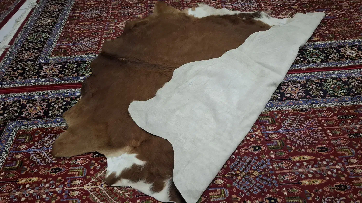 پوست گاوی، قهوه ای سفید|صنایع دستی و سایر لوازم تزئینی|تهران, شهرک رضویه|دیوار