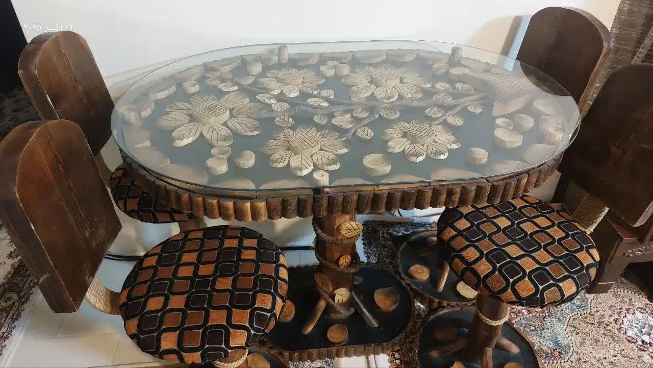 میز نهار خوری سنتی کاملا  سالم|میز و صندلی غذاخوری|مشهد, رسالت|دیوار