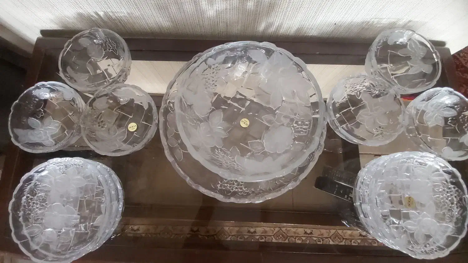 سرویس آجیل خوری شکلات خوری قو|ظروف سرو و پذیرایی|تهران, جی|دیوار