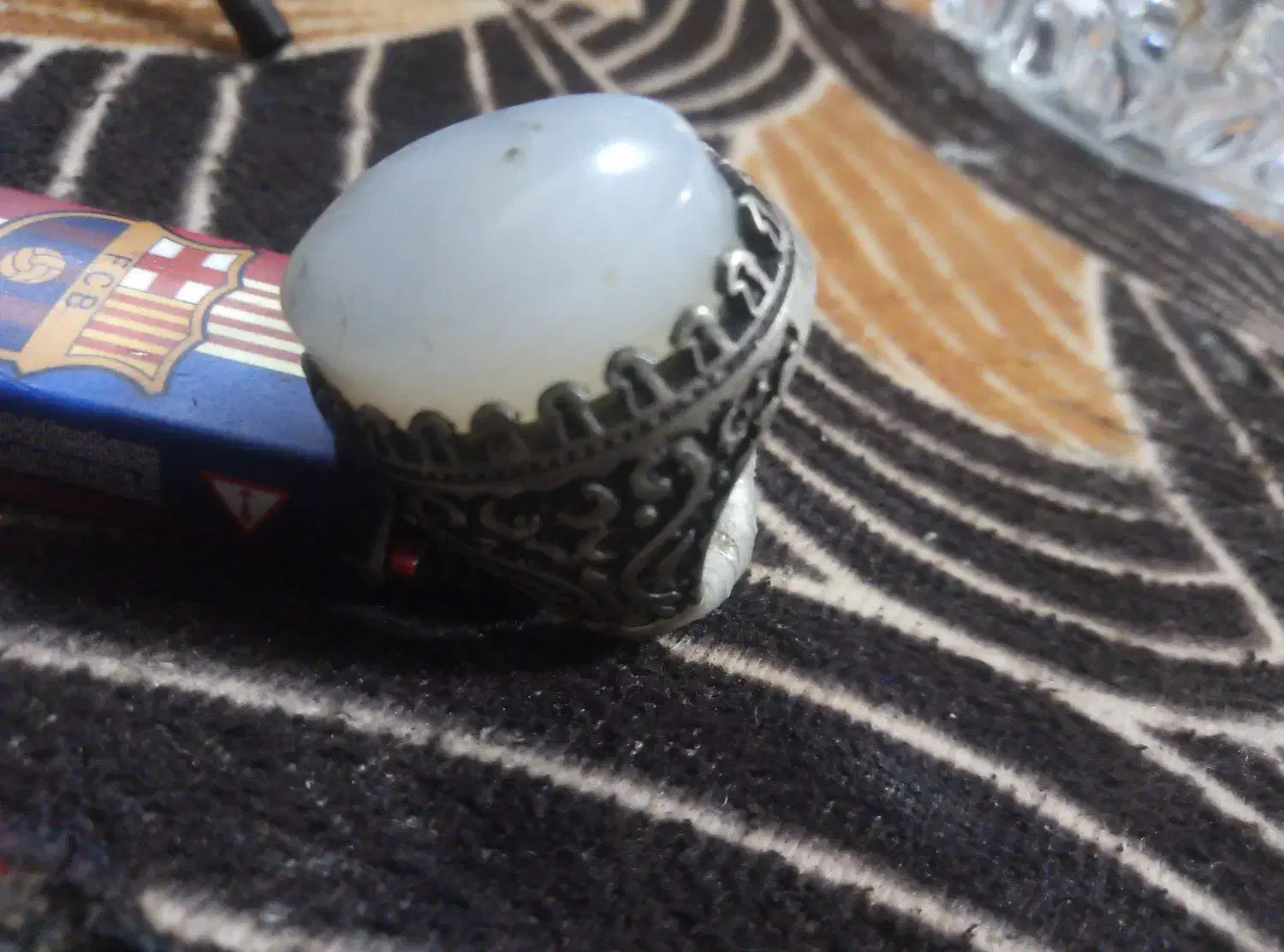 انگشتر نقره بزرگ|بدلیجات|مبارکه, |دیوار